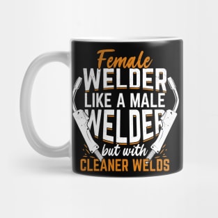 Funny Welding Female Welder Gift Mug